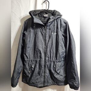 Columbia Men's Charcoal Waterproof Jacket, Size XL